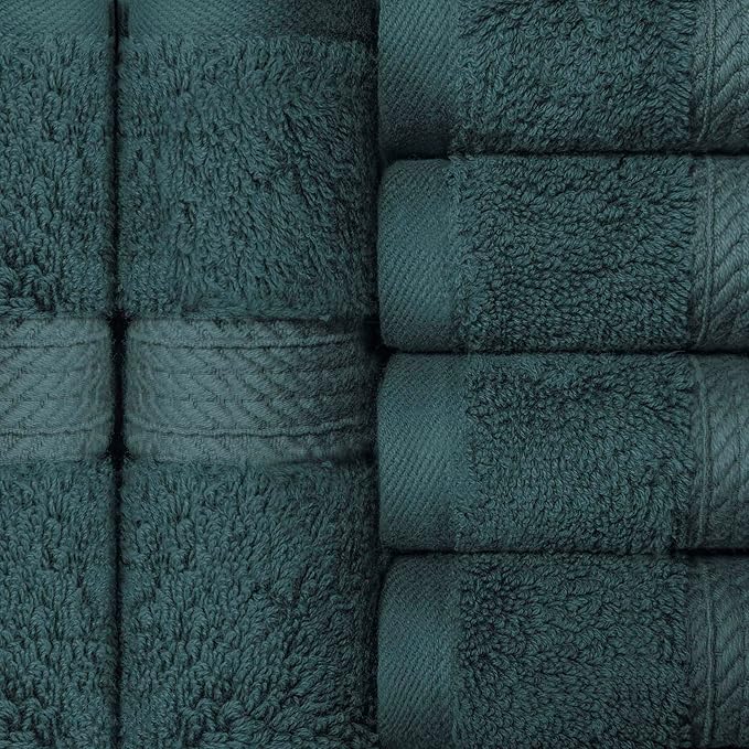 Superior Solid Egyptian Cotton Face Towel Set - Image 4