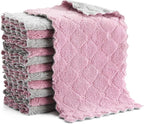 Hypermotion Microfiber Cleaning Cloth, Kitchen Towels, Double-Sided Microfiber by Hypermotion