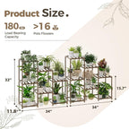 Bamworld 2 Sets of Package Plant Stands Indoor Wood Plant Shelf Outdoor Tiered Plant Rack for Multiple Plants Ladder Plant Holder Plant Table for Plant Pots Boho Home Decor for Gardening Gifts - Image 5