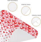Valentines Dish Drying Mat 18x24 Inch Watercolor Red Pink Love Hearts Drying - Image 3