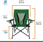 Kijaro XXL Dual Lock Portable Camping Chair - Supports Up to 400lbs - Enjoy The Outdoors in a Versatile Folding Sports & Outdoor Chair - Image 3