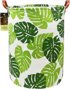 HUNRUNG Laundry Hamper, Large Canvas Fabric Lightweight Storage Basket Toy by HUNRUNG