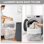 Goodpick Laundry Basket with Wheels, Laundry Hamper with Removable Wash Bag - Image 7