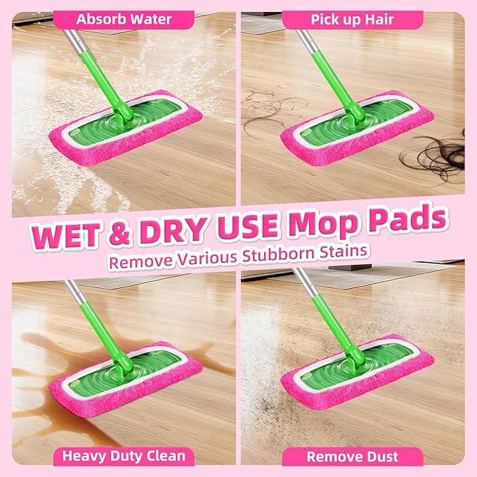 Reusable Mop Pads fit Swiffer Sweeper Mop - Image 4