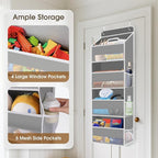 2 Pack Over The Door Organizer, Hanging Storage Organizer - Image 4