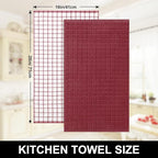 Homaxy Premium Cotton Kitchen Towels 16"x 28", Large Natural Ring Spun 390 GSM - Image 5
