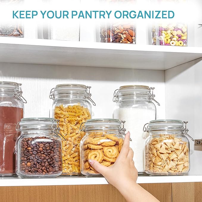 Vtopmart 34oz Glass Food Storage Jars - Image 6
