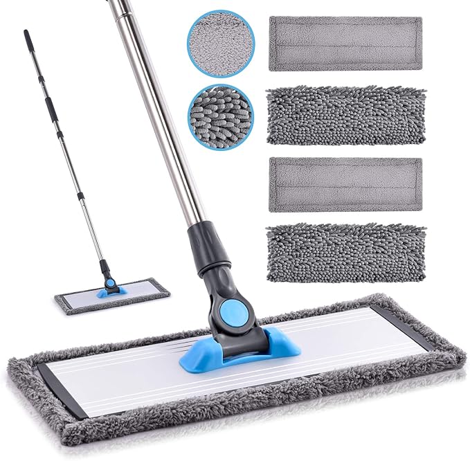 MANGOTIME Microfiber Dust Mop for Hardwood Floors by MANGOTIME