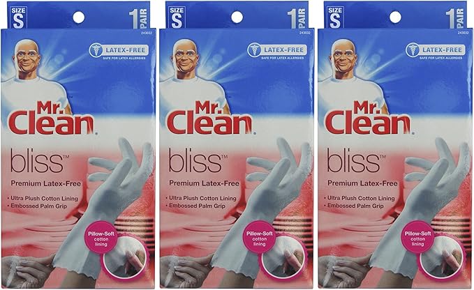 Mr. Clean Bliss Premium Latex-Free Gloves, 3 pairs by MrClean