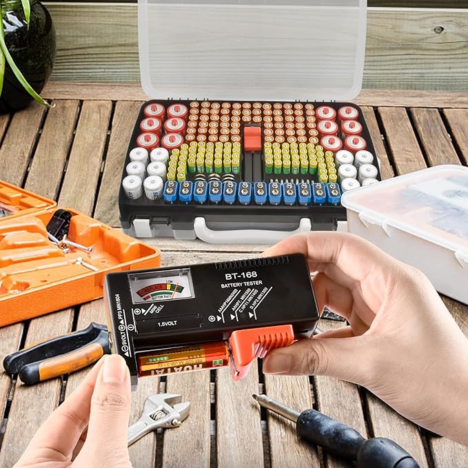 Battery Organizer Storage Holder Case - Image 7