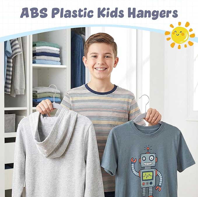 HOUSE DAY 13.5 Inch Kids Hangers 30 Pack - Image 4