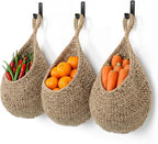 3 Pcs Larger Boho Wall Hanging Fruit Baskets - Image 8