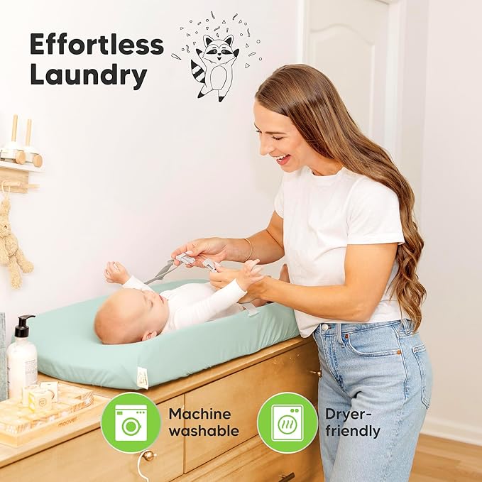 2-Pack Baby Changing Pad Cover for Girl, Boy - Image 6