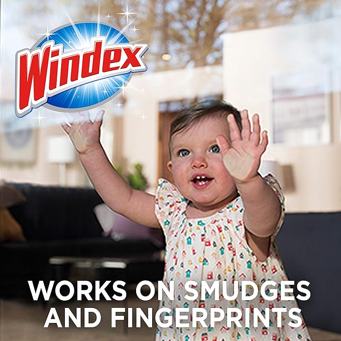 Windex Glass Cleaning Wipes, Pre-Moistened Glass and Surface Wipes to Clean - Image 4