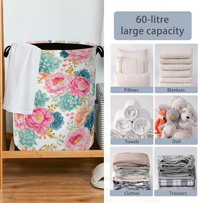Succulent Plant Laundry Basket - Image 6