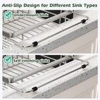 In Sink Dish Drying Rack, Expandable Over The Sink Dish Rack - Image 5
