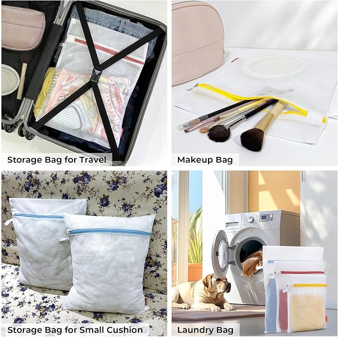 9 Pack Laundry Bag, Mesh Laundry Bags - Image 6