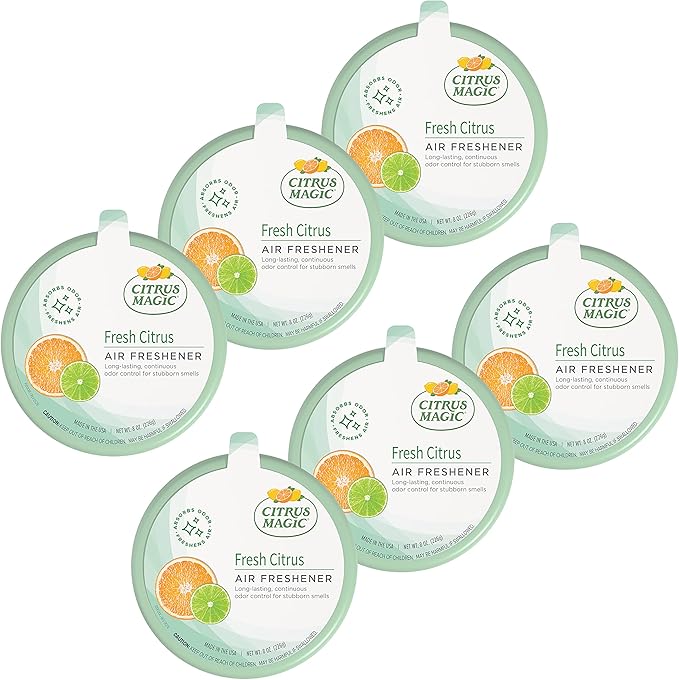 Citrus Magic Odor Absorbing Solid Air Freshener, Fresh Citrus by CitrusMagic