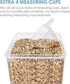 Vtopmart Food Storage Containers 2.5L / 84.5oz, 4 Pieces BPA Free Plastic - Image 3