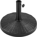 Yaheetech 31lbs Umbrella Base, Heavy Duty Patio Umbrella Base Stand, Round Resin Umbrella Base Stand, Outdoor Market Umbrella Base for Garden, Backyard, Beach by Yaheetech