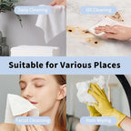 Disposable Face Towels, Ultra Soft Biodegradable Dry Wipes, Makeup Remover - Image 7
