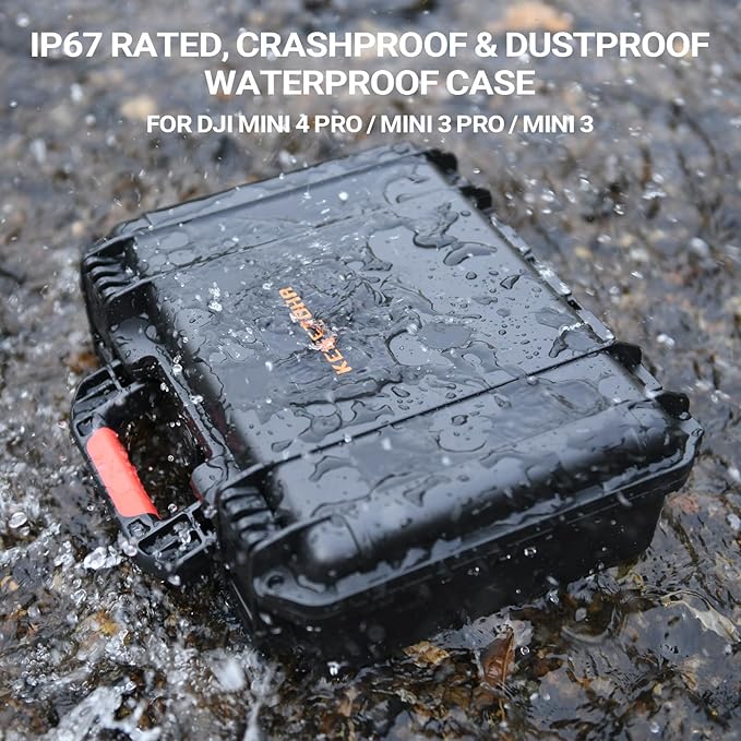 Hard Case for DJI Mini 3 Pro: IP67 Waterproof Carrying Cases for Mini 4/3 Pro/3 - Image 6