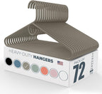 Neaties Heavy Duty Clothes Hangers 50+ Pack – Made in The USA – 8lb Capacity by NeatiesHangers