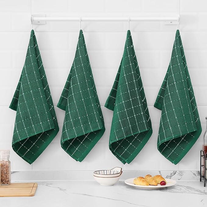 Mordimy 100% Cotton Terry Cloth Kitchen Towels, Super Soft and Absorbent Dish - Image 9