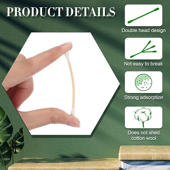 10000 Pcs Double Round Cotton Swabs - Image 3