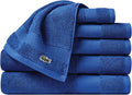 Lacoste Heritage Supima Cotton 6-Piece Towel Set, 2 Bath Towels, 2 Hand Towels by LACOSTE