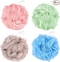 Chuya Large Bath Sponges Loofahs 70g, 4 Pack Shower Sponge Exfoliating Cleaning by Chuya