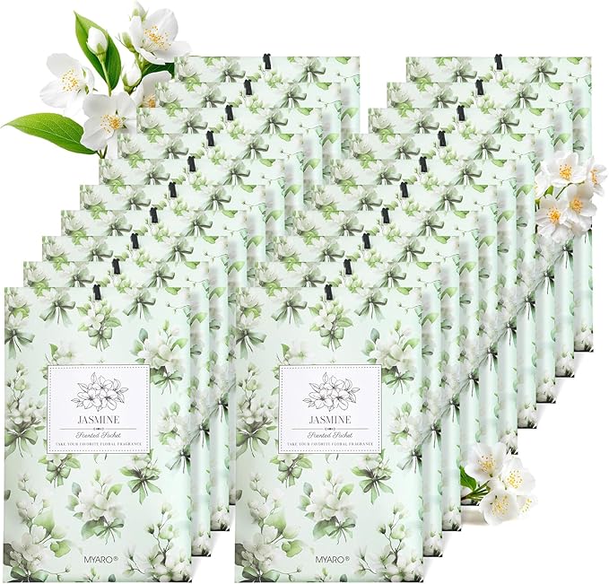 MYARO 20 Pack Jasmine Scented Sachets - Image 6