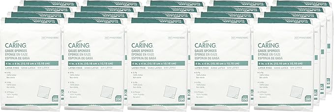 Medline Non-Sterile Cotton Woven Gauze Sponges, 8 Ply, Case of 4000 - Image 7