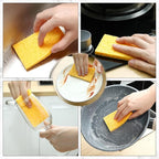 Zhengmy 100 Pieces Sponges Kitchen Compressed Sponges Bulk Natural Dish Sponge - Image 5