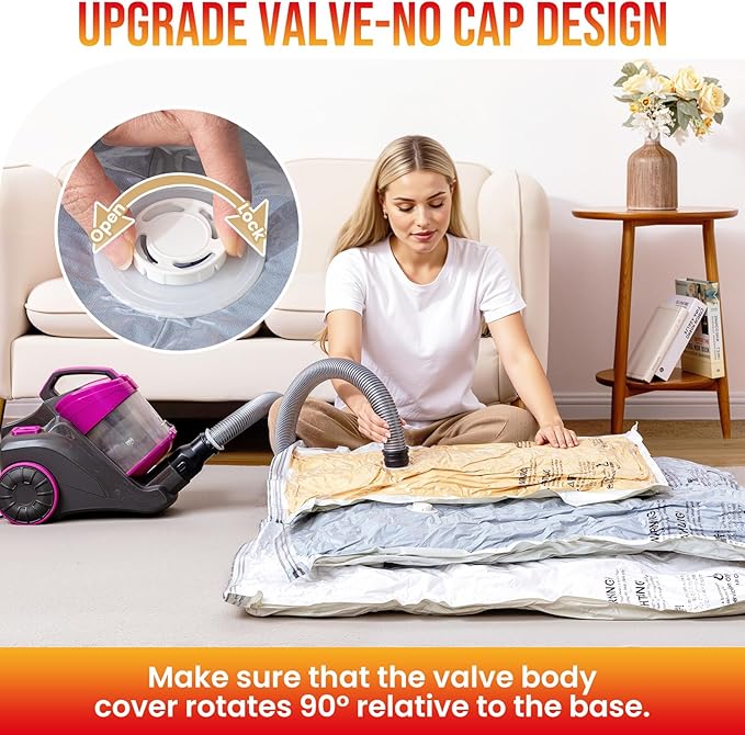 TAILI 10 Pack Vacuum Storage Bags, Jumbo Vacuum Seal Bags - Image 4