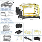 Dish Drying Rack Gold - Image 6