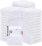 Utopia Towels - Kitchen Bar Mops Towels, 100% Cotton Super Absorbent White by UTOPIATOWELS