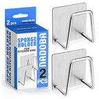 2Pcs Stainless Steel Sponge Holder by NADOBA