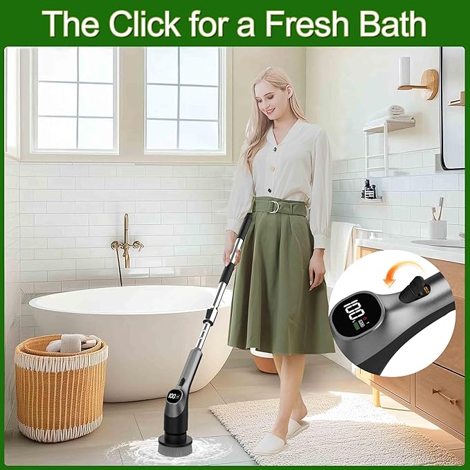 Electric Spin Scrubber, Shower Scrubber - Image 3