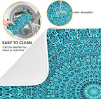 Super Absorbent Dish Drying Mat, Microfiber Fast-Drying Dish Mat, Kitchen Dish - Image 2