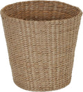 Household Essentials Handwoven Cattail Wicker Waste Basket by HouseholdEssentials