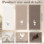 3 Pcs Silly Goose Hand Towels Decorative Silly Goose Bathroom Decor Geese Gifts - Image 2