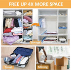Cozy Essential Vacuum Storage Bags, Compression Space Saver Bags - Image 3