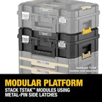 DEWALT TSTAK II Tool Box, Flat Top Tool Storage Case, Organizer Box Holds Up To - Image 10