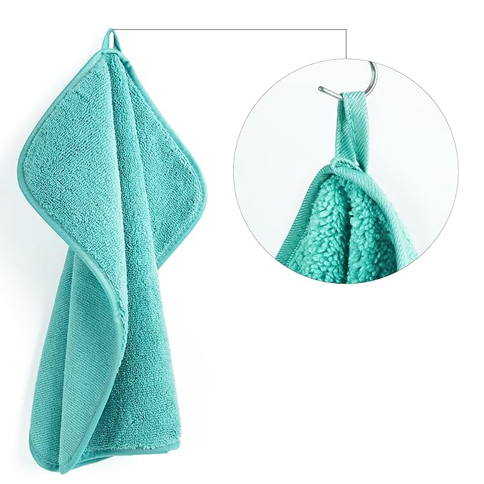 POLYTE Premium Lint Free Microfiber Washcloth Face Towel, 13 x 13 in - Image 5