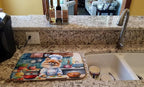 Caroline's Treasures DAC6301DDM Pomeranian The Chef Dish Drying Mat Absorbent - Image 2