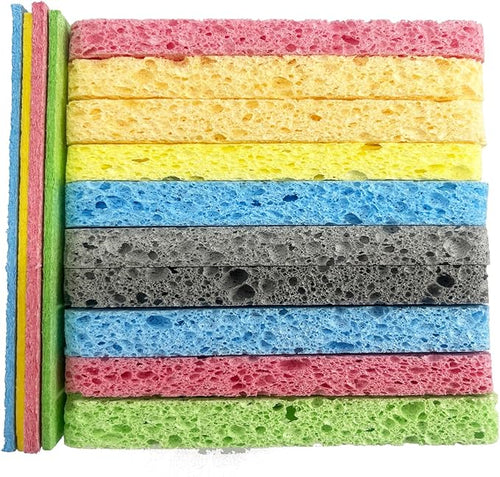 12PCS Cleaning Sponge，2.5X4.0 inches, Kitchen DishSponge, Cleaning Scrub Color by Unknown