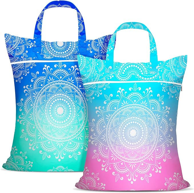 2 Pcs Large Travel Laundry Bags by Nidoul