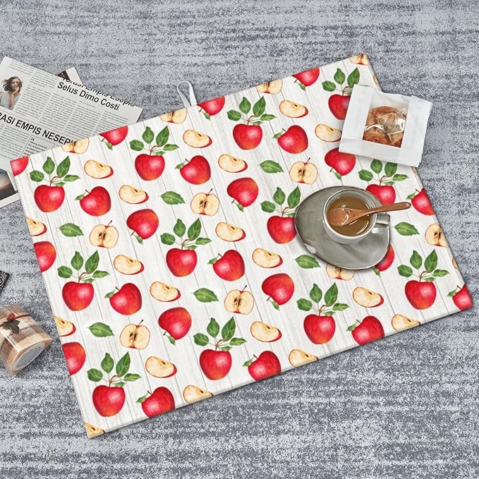 Apple Orchard Wood Grain Dish Drying Mat 18x24 - Image 8