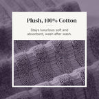 Modern Threads Organic Vines 6-Piece 100% Cotton Towel Set – Yarn Dyed Jacquard - Image 5